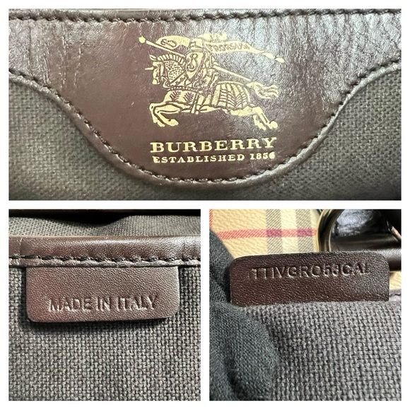 Burberry Haymarket Check Tote - Picture 9 of 13